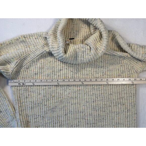 Free People Cream Ivory Confetti Cowl Neck Sweater - Picture 7 of 10